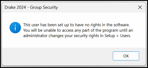 Group Security Error